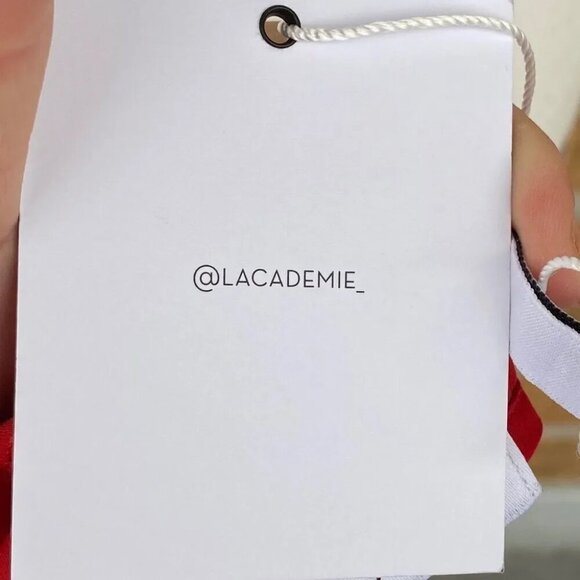 L'Academie The Ruffle Boho Blouse Cabernet small - Picture 9 of 10